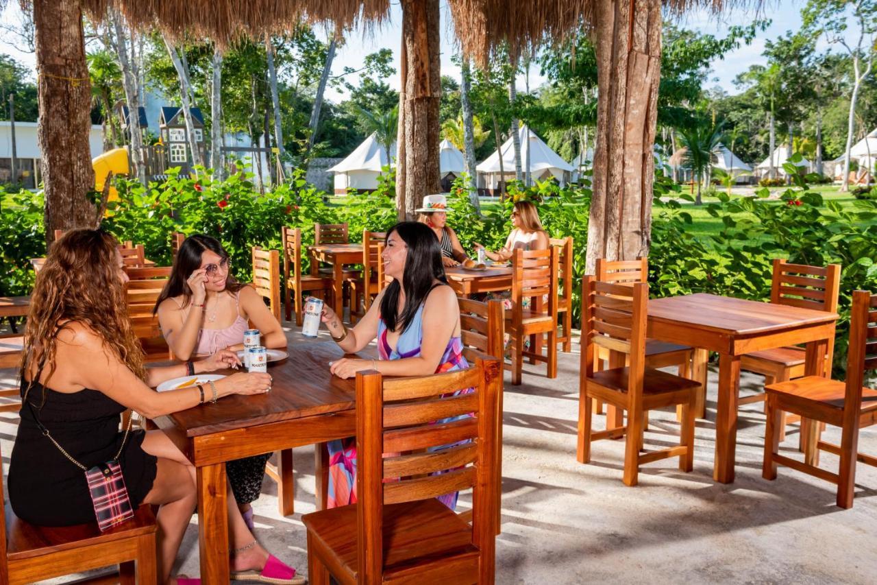 Hotel Xakluum Eco Glampings Puerto Morelos Exteriér fotografie
