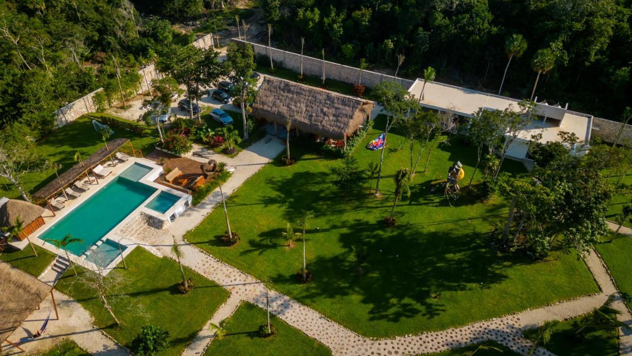 Hotel Xakluum Eco Glampings Puerto Morelos Exteriér fotografie