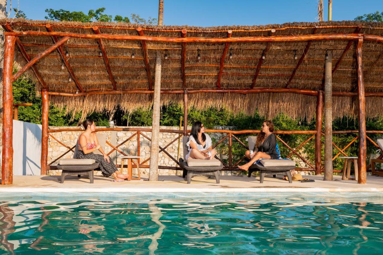 Hotel Xakluum Eco Glampings Puerto Morelos Exteriér fotografie